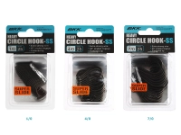 BKK Heavy Circle SS Fishing Hooks - Size 4/0, 25 Pack, Offset Circle Hook Design
