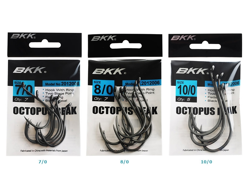 BKK Octopus Beak Hooks Black Nickel