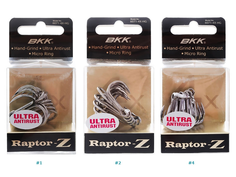 BKK Raptor-Z Treble Hooks