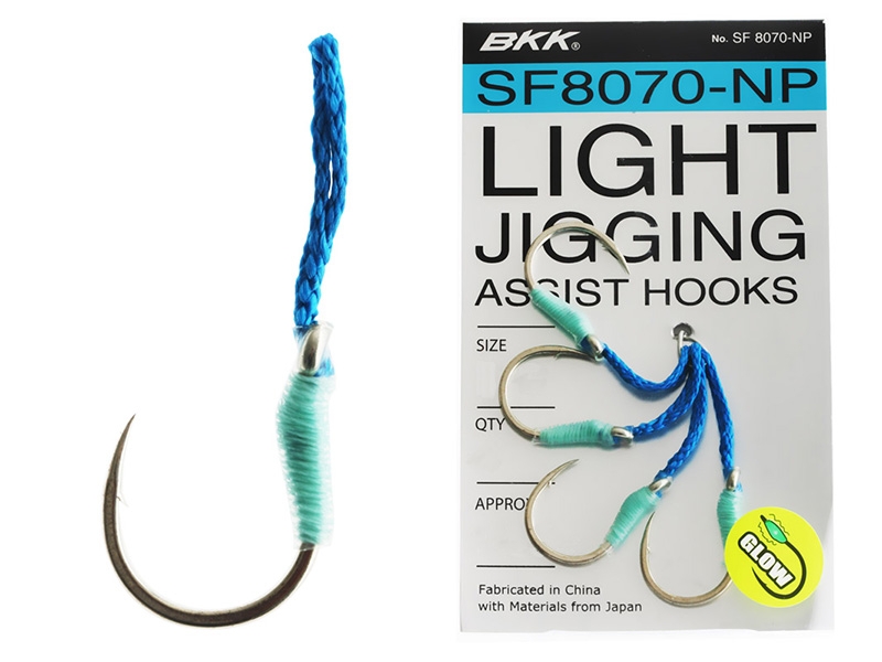 BKK SF8070-NP Light Jigging Assist Hooks