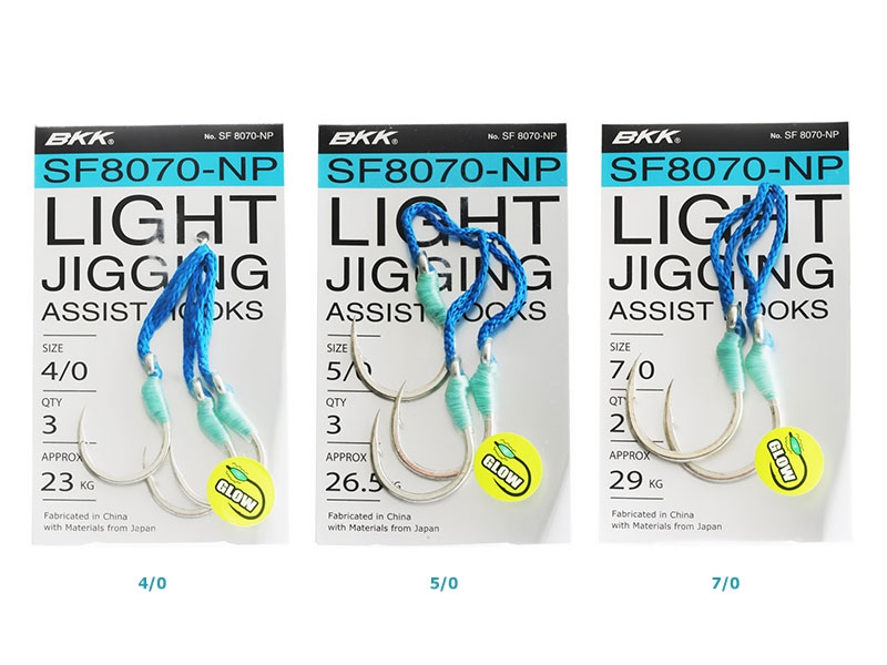 BKK SF8070-NP Light Jigging Assist Hooks
