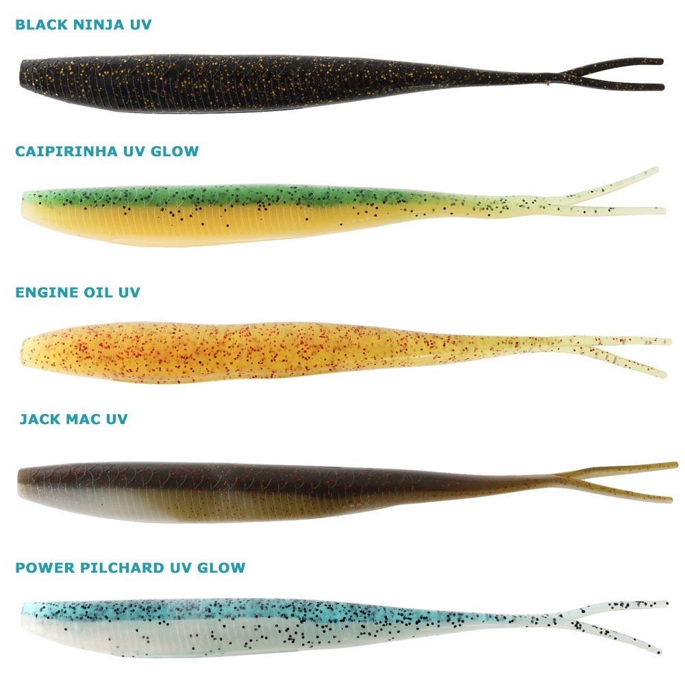 Catch Black Label Livies Jerkshad Soft Bait 10in Qty 3