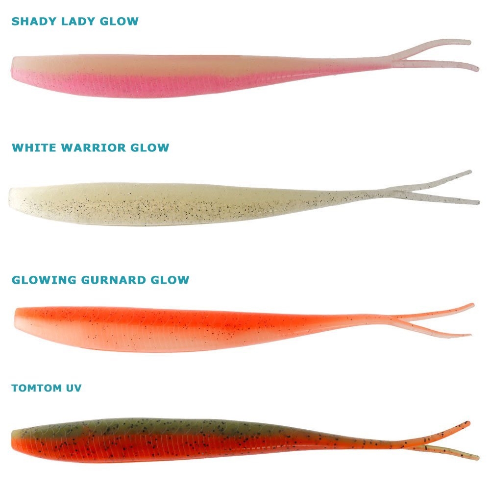 Catch Black Label Livies Jerkshad Soft Bait 10in Qty 3