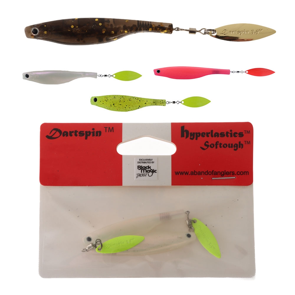 Black Magic Dartspin Soft Lure 3.5in