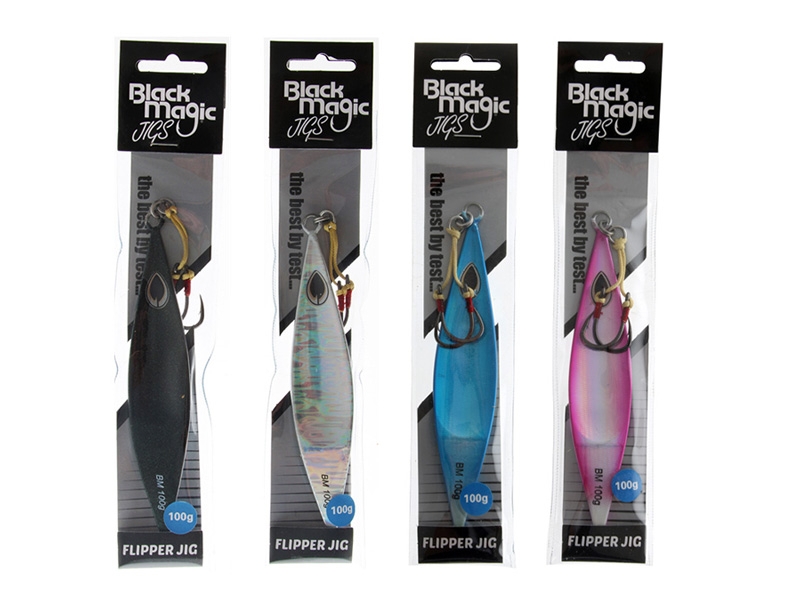 Black Magic Flipper Slow Pitch Jig 100g