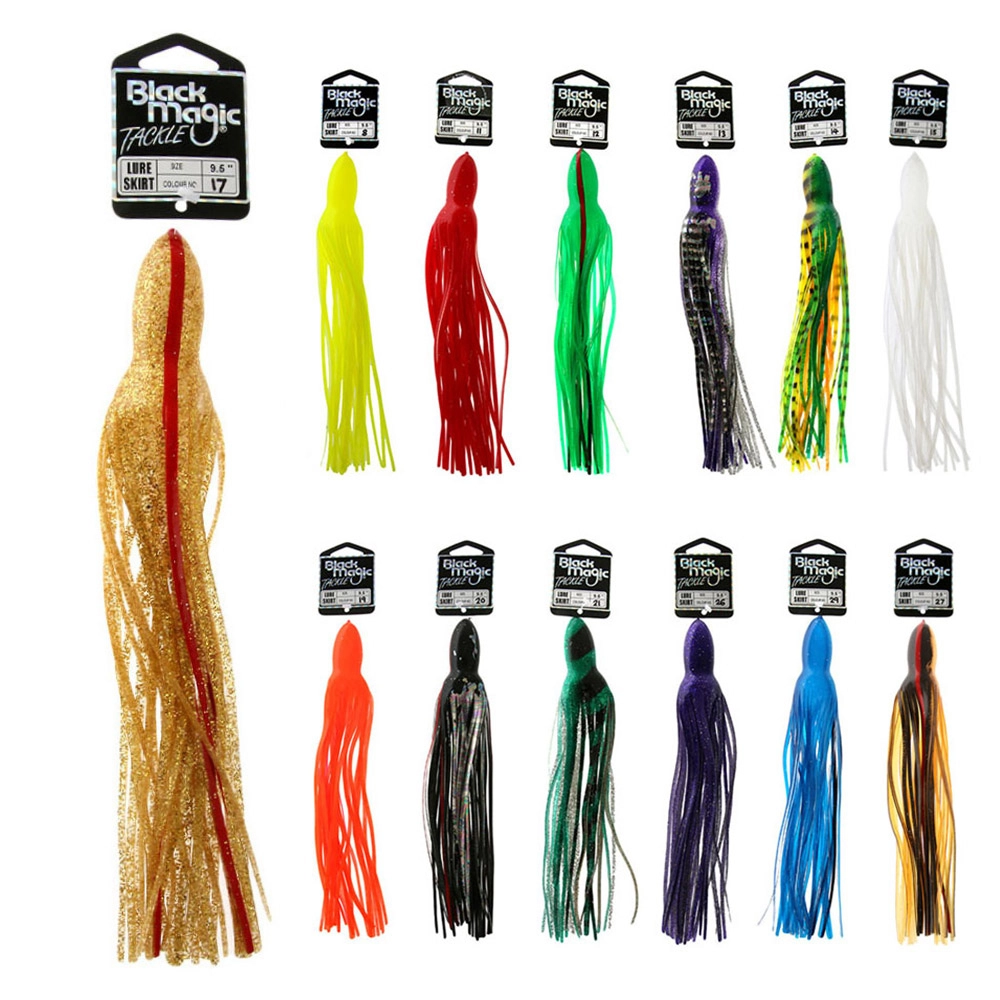 Black Magic Lure Skirt 9.5in Black Magic Lure Skirt 9.5in