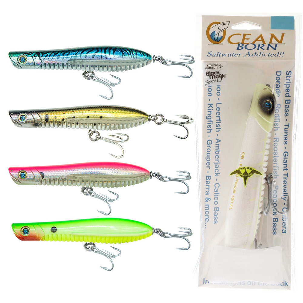 Black Magic Ocean Born Flying Pencill Lure - SLD 160mm