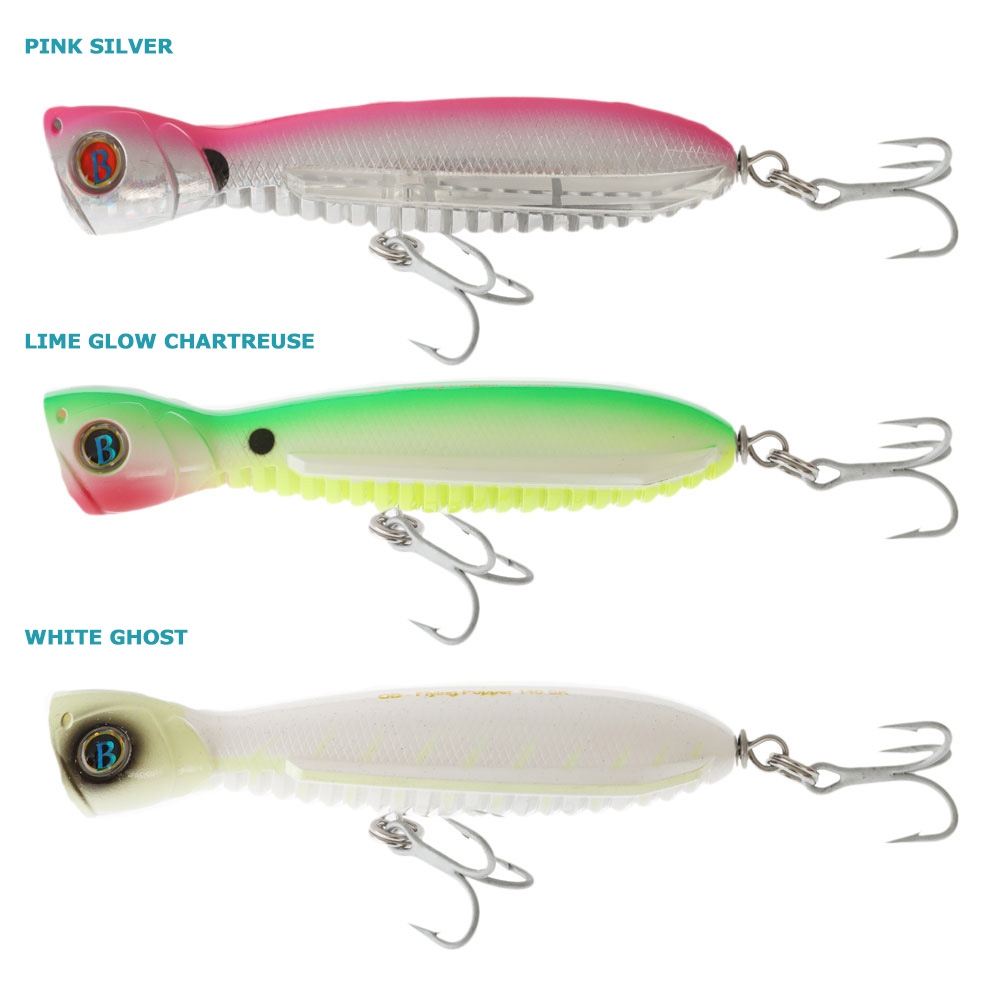 Black Magic Ocean Born Flying Popper Lure - Sinking 140mm