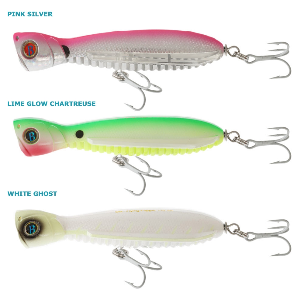 Black Magic Ocean Born Flying Popper Lure - Floating 140mm