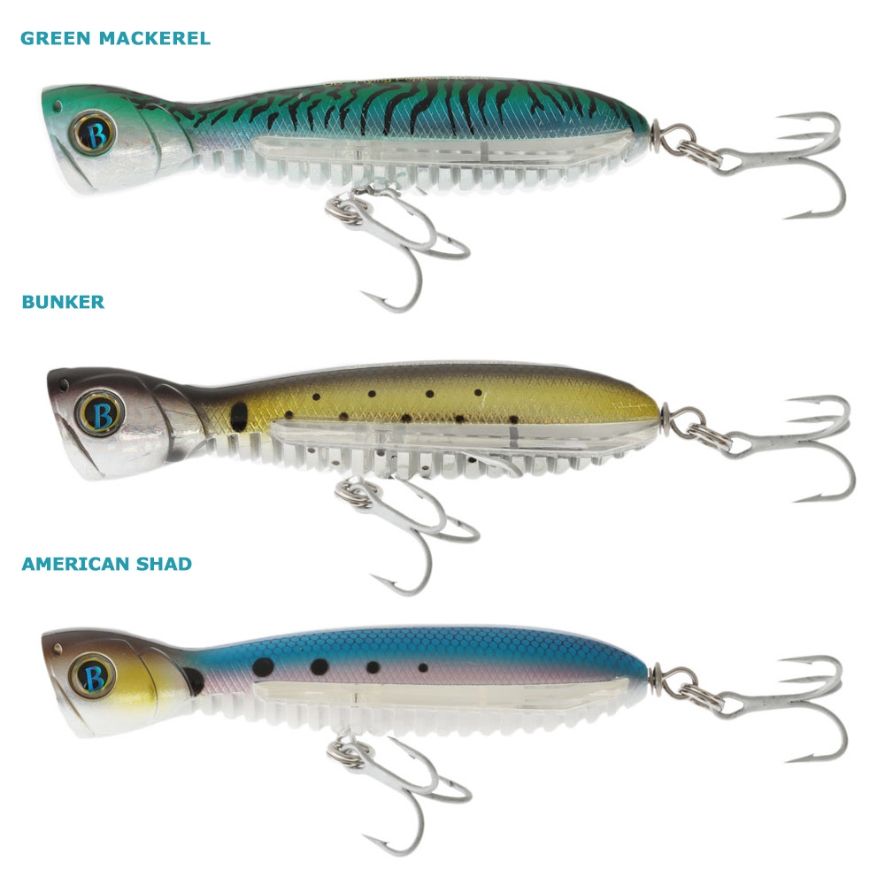 Black Magic Ocean Born Flying Popper Lure - Floating 140mm