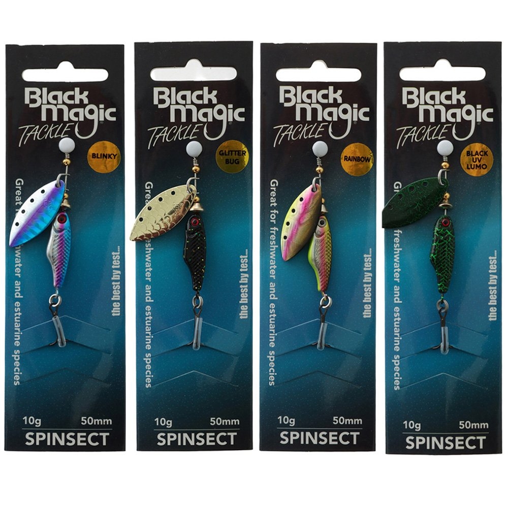 Black Magic Spinsect Freshwater Spinner Lure 10g 50mm