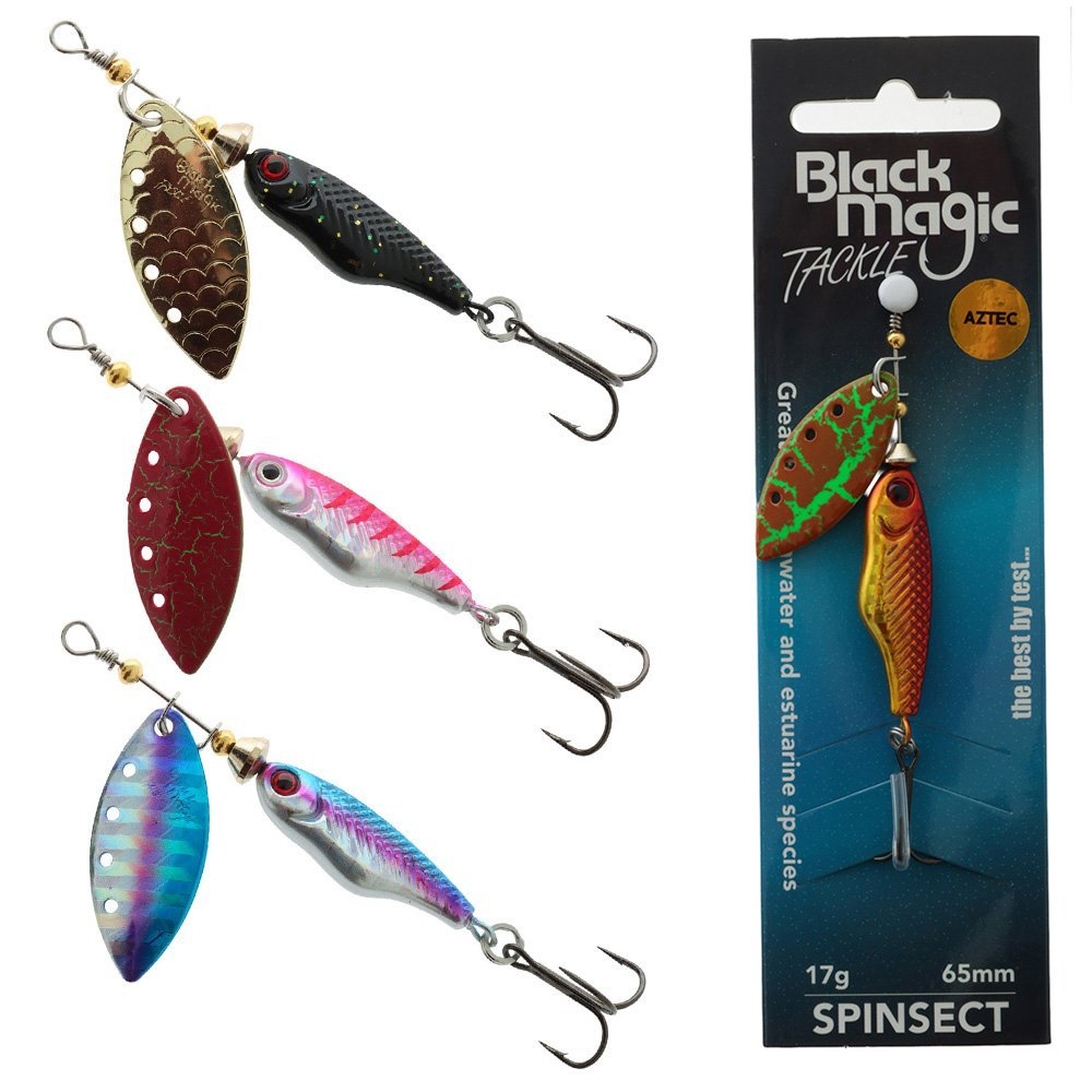 Black Magic Spinsect Freshwater Spinner Lure 17g 65mm