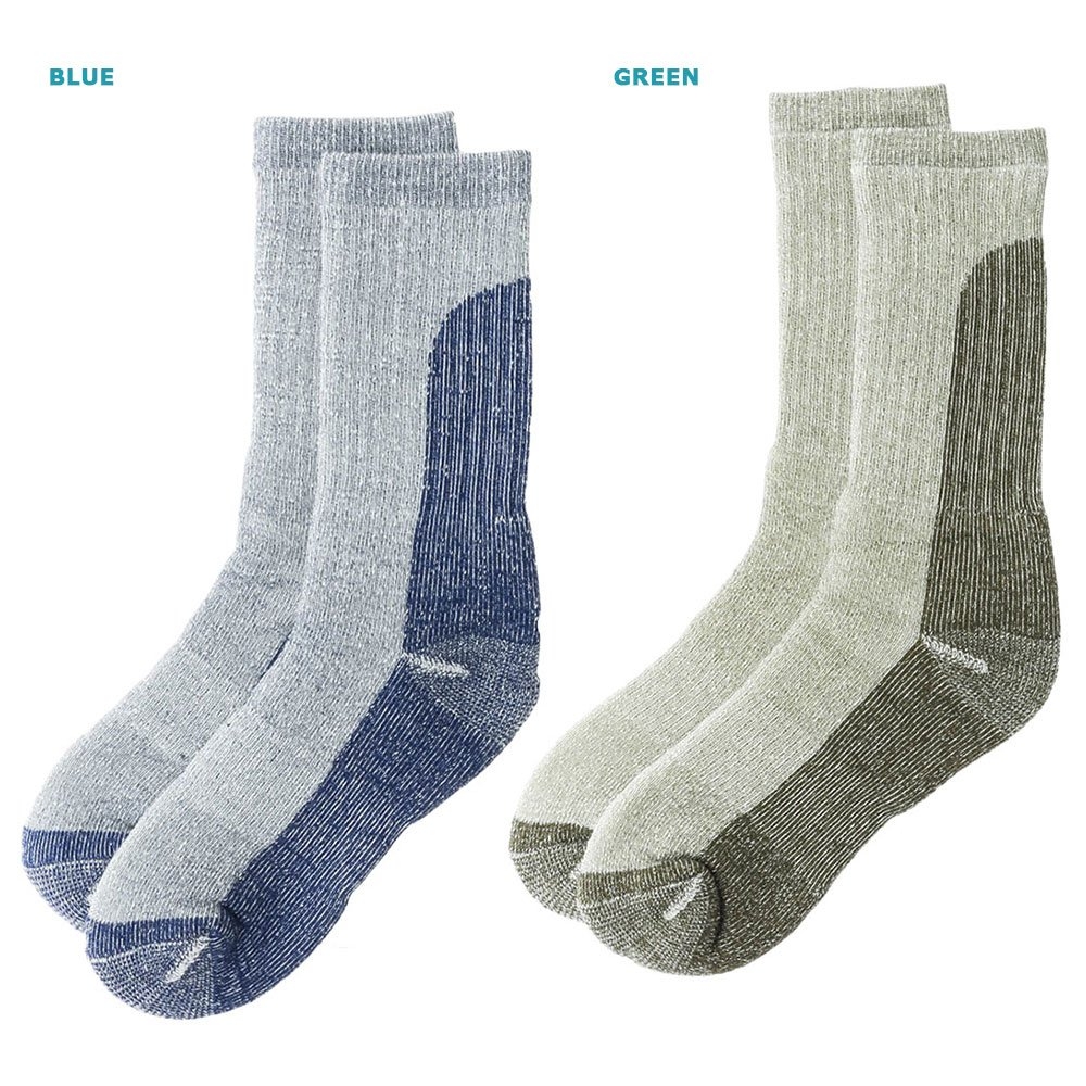 Black Shag Merino Crew Socks