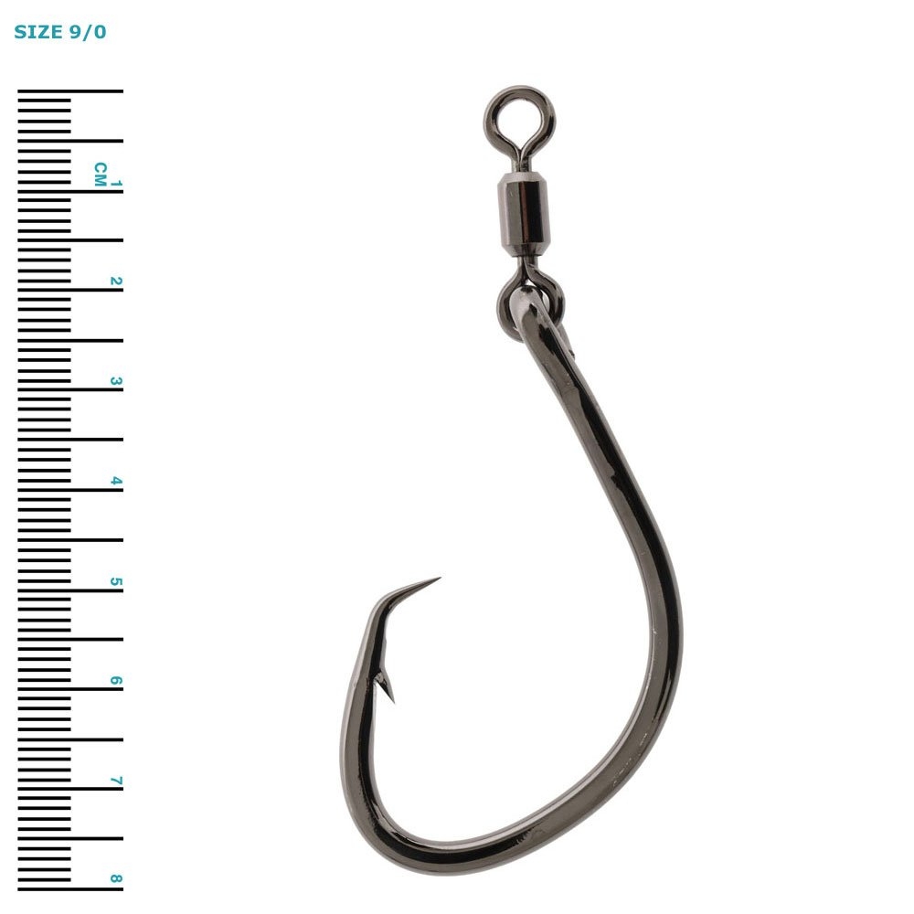 BlueWing Bluefin Big Game Offset Circle Swivel Hook
