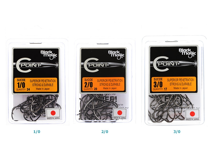Black Magic C-Point Suicide Hooks Economy Pack