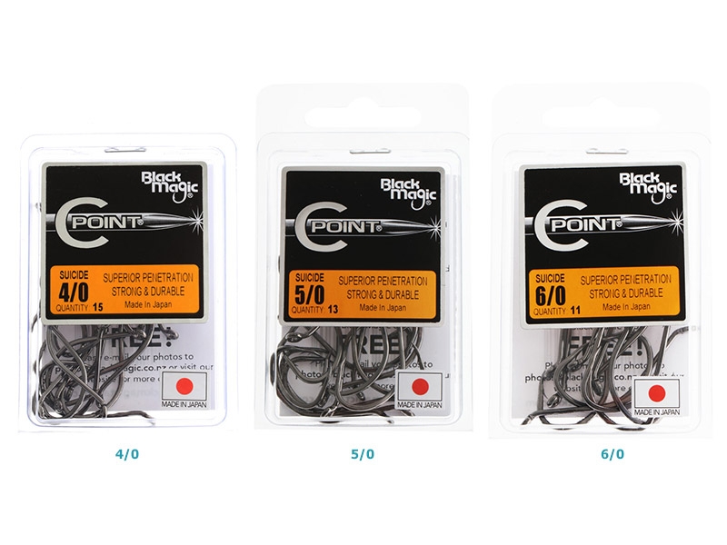 Black Magic C-Point Suicide Hooks Economy Pack