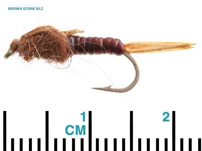 Black Magic Fly Nymph Vinyl Rib Trout Fly