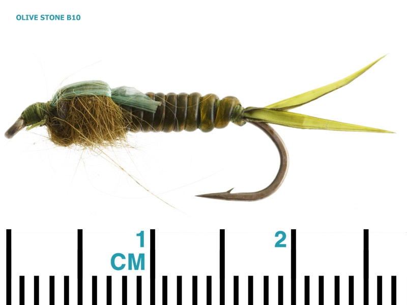 Black Magic Fly Nymph Vinyl Rib Trout Fly