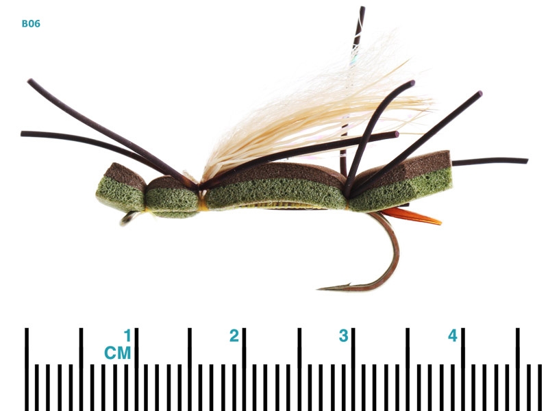 Black Magic Foam Cicada Trout Fly