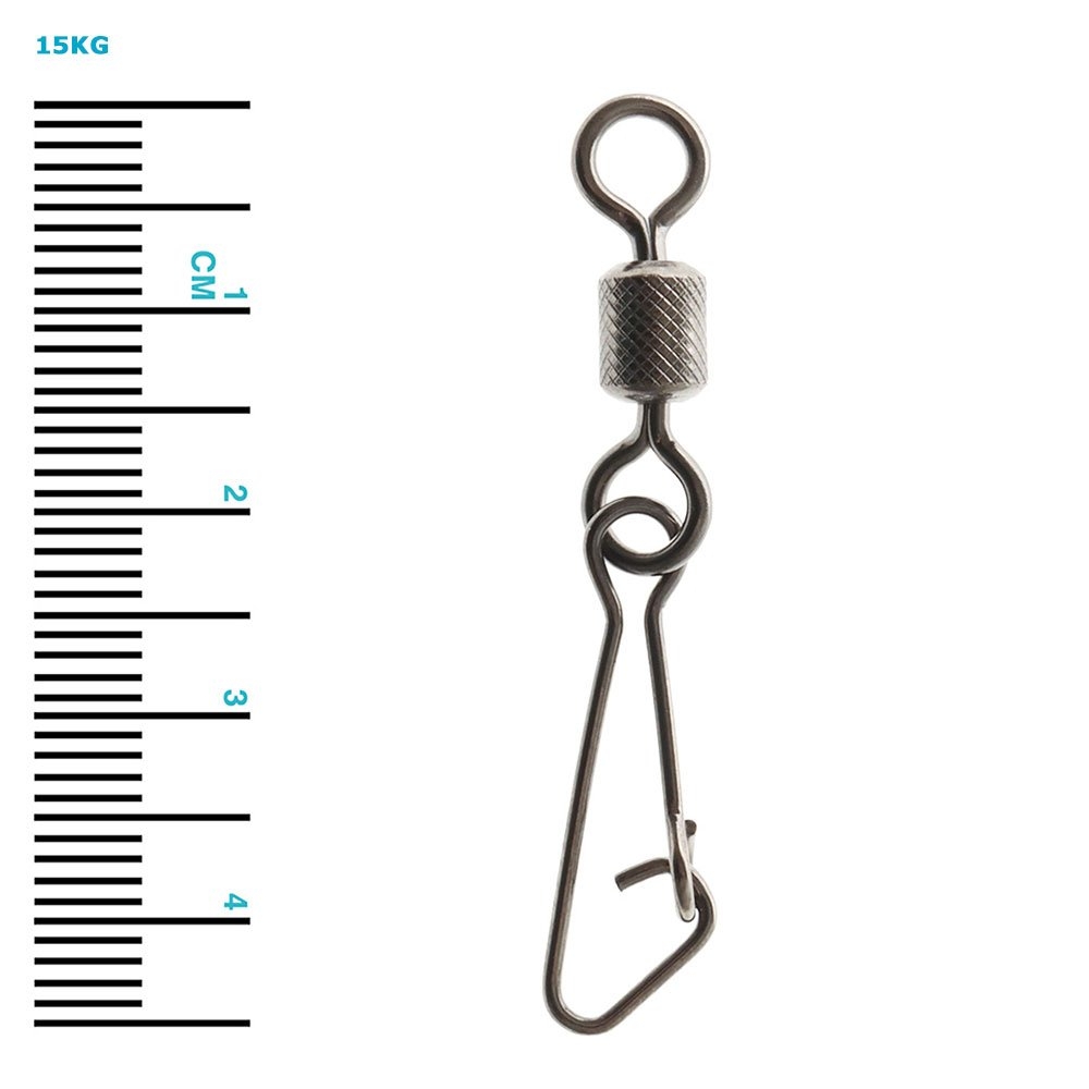 Black Magic Premium Rolling Snap Swivels