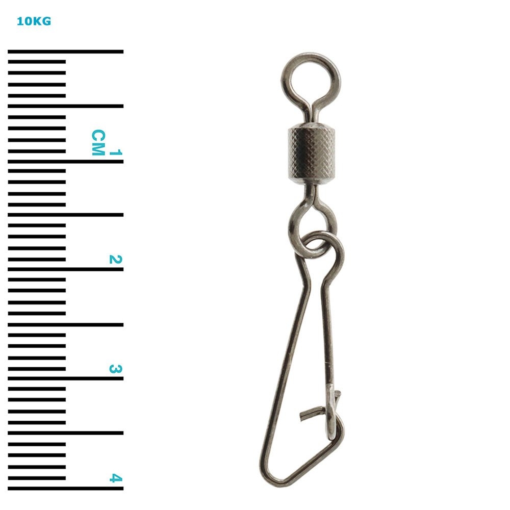 Black Magic Premium Rolling Snap Swivels