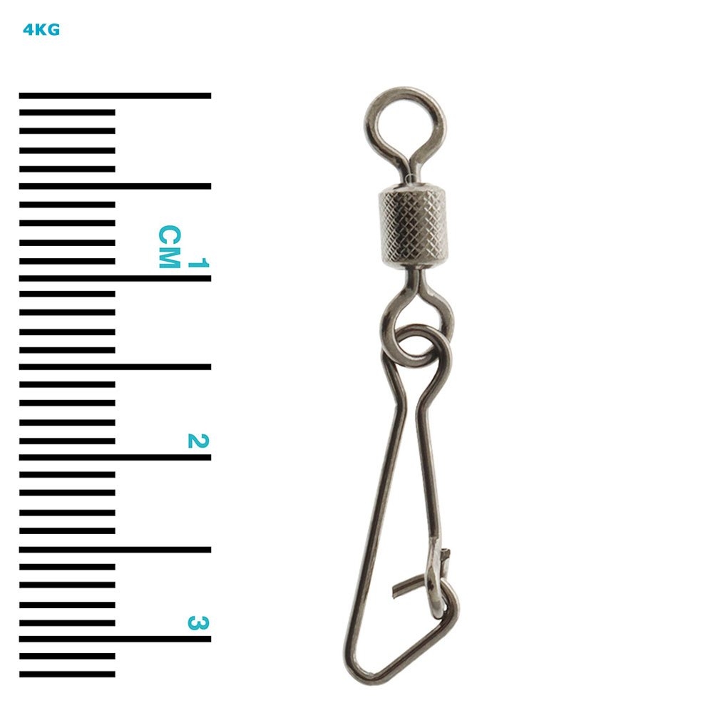 Black Magic Premium Rolling Snap Swivels