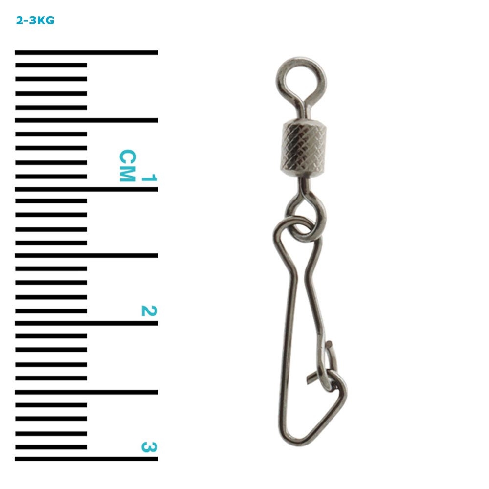 Black Magic Premium Rolling Snap Swivels