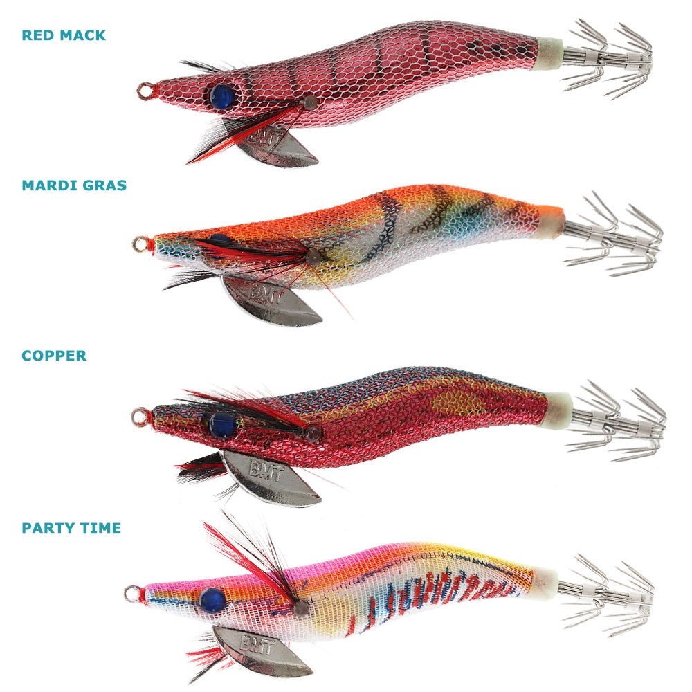 Black Magic Squid Snatcher Squid Jig Lumo Size 3.5