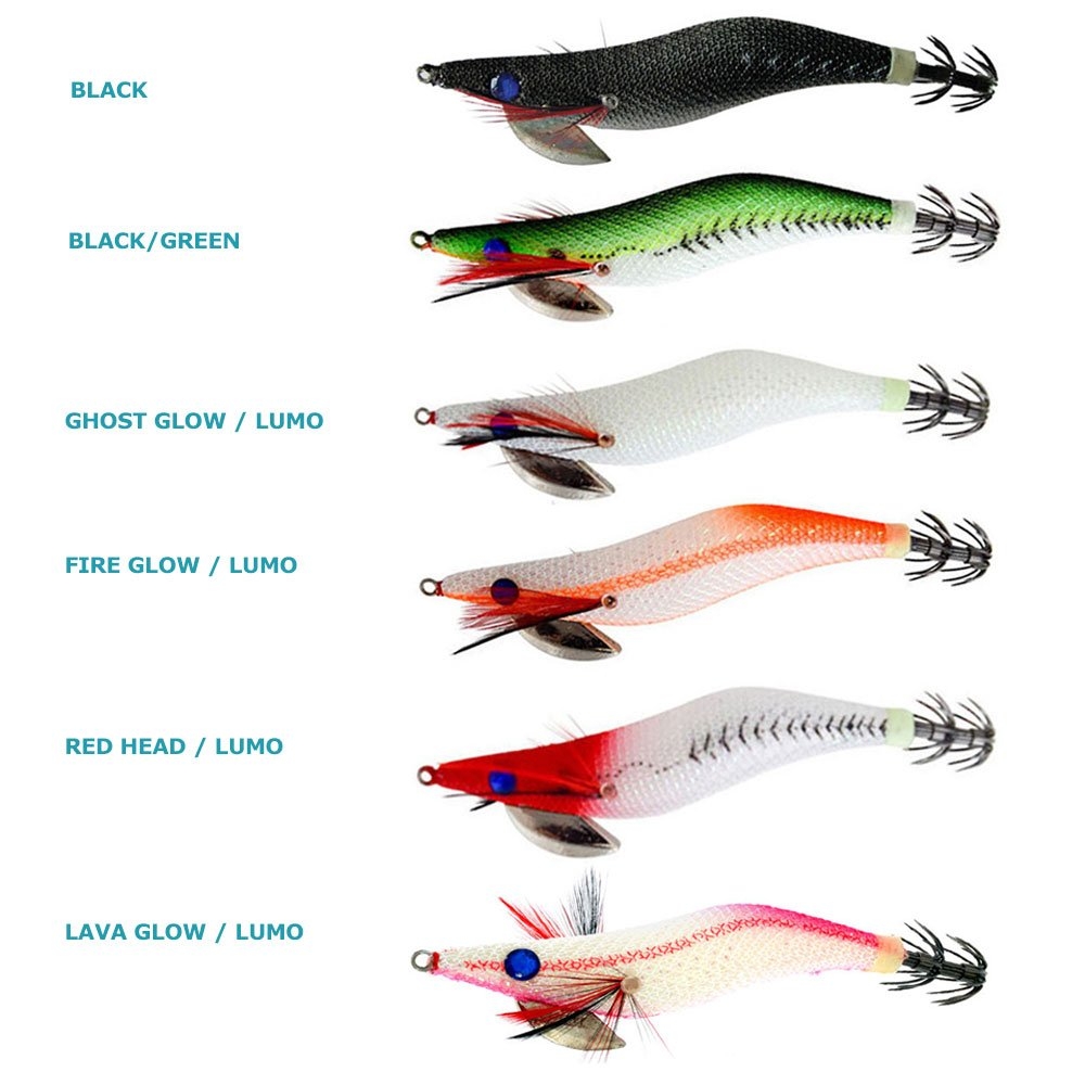 Black Magic Squid Snatcher Squid Jig Lumo Size 3