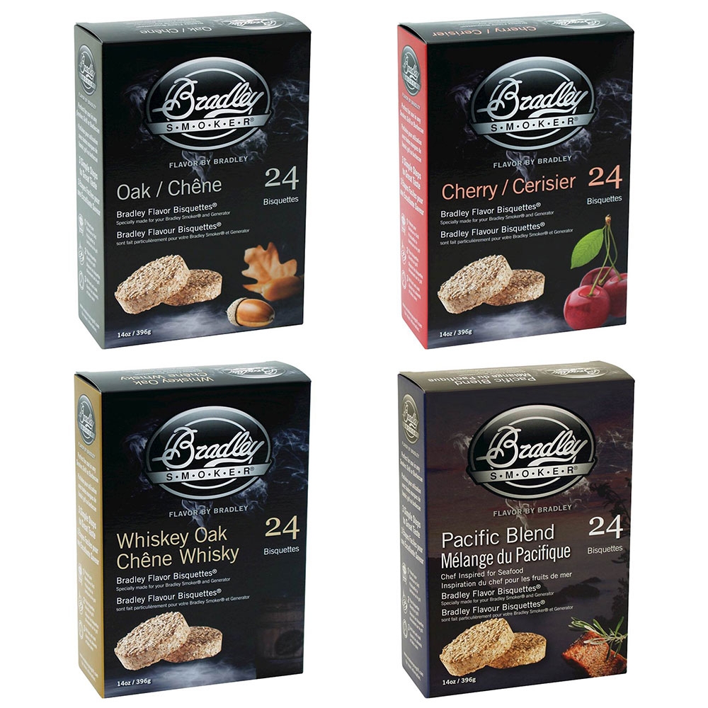 Bradley Smoker Flavoured Bisquettes 24 Pack
