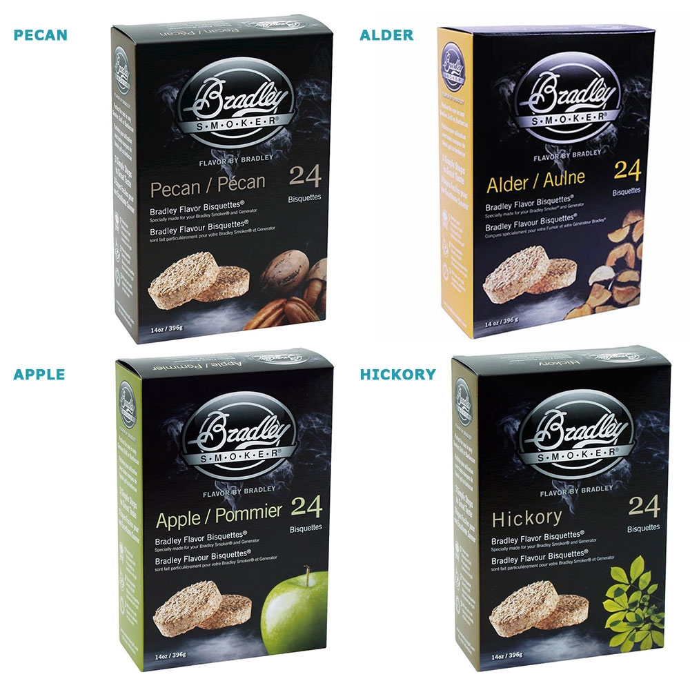 Bradley Smoker Flavoured Bisquettes 24 Pack