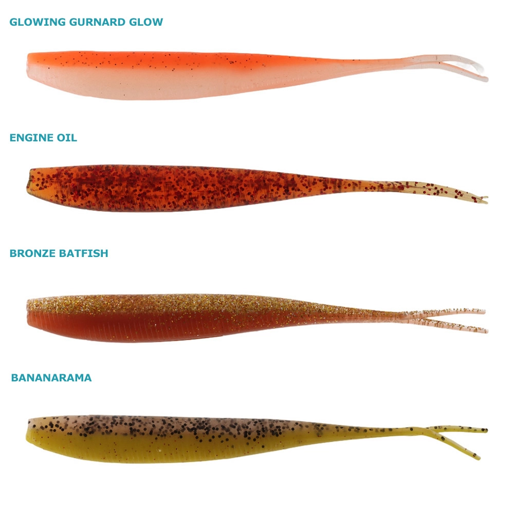 Catch Black Label Livies Jerkshad Soft Bait 5in Qty 5 Catch Black Label Livies Jerkshad Soft Bait 5in Qty 5