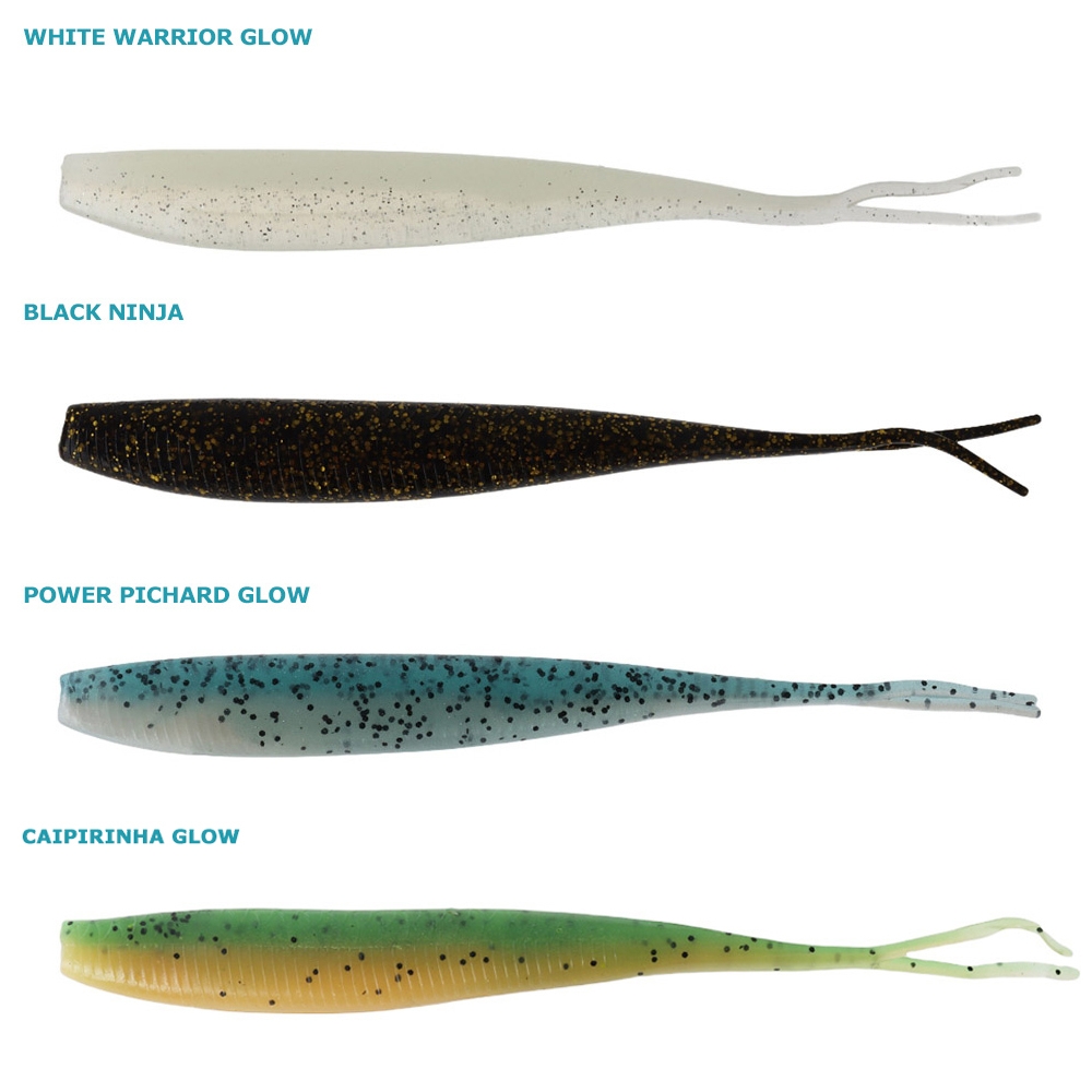 Catch Black Label Livies Jerkshad Soft Bait 7in Qty 4