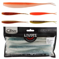 Catch Black Label Livies Jerkshad Soft Bait 5in Qty 5 Thumbnail Catch Black Label Livies Jerkshad Soft Bait 5in Qty 5