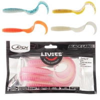 Catch Black Label Livies Curly Tail Soft Bait 6in Qty 4 Thumbnail Catch Black Label Livies Curly Tail Soft Bait 6in Qty 4