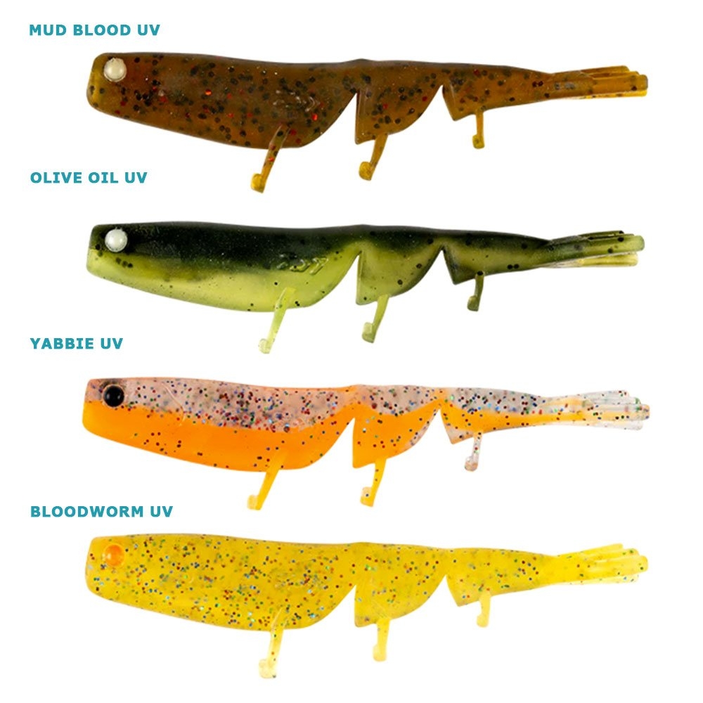 Daiwa BaitJunkie Prawn Soft Bait 2.35in/60mm Qty 8