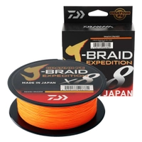 Daiwa X8 J-Braid Expedition Smash Orange 500m Thumbnail Daiwa X8 J-Braid Expedition Smash Orange 500m