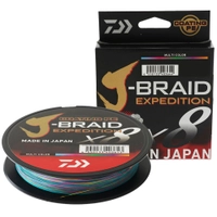 Daiwa X8 J-Braid Expedition Multi-Colour 300m Thumbnail Daiwa X8 J-Braid Expedition Multi-Colour 300m