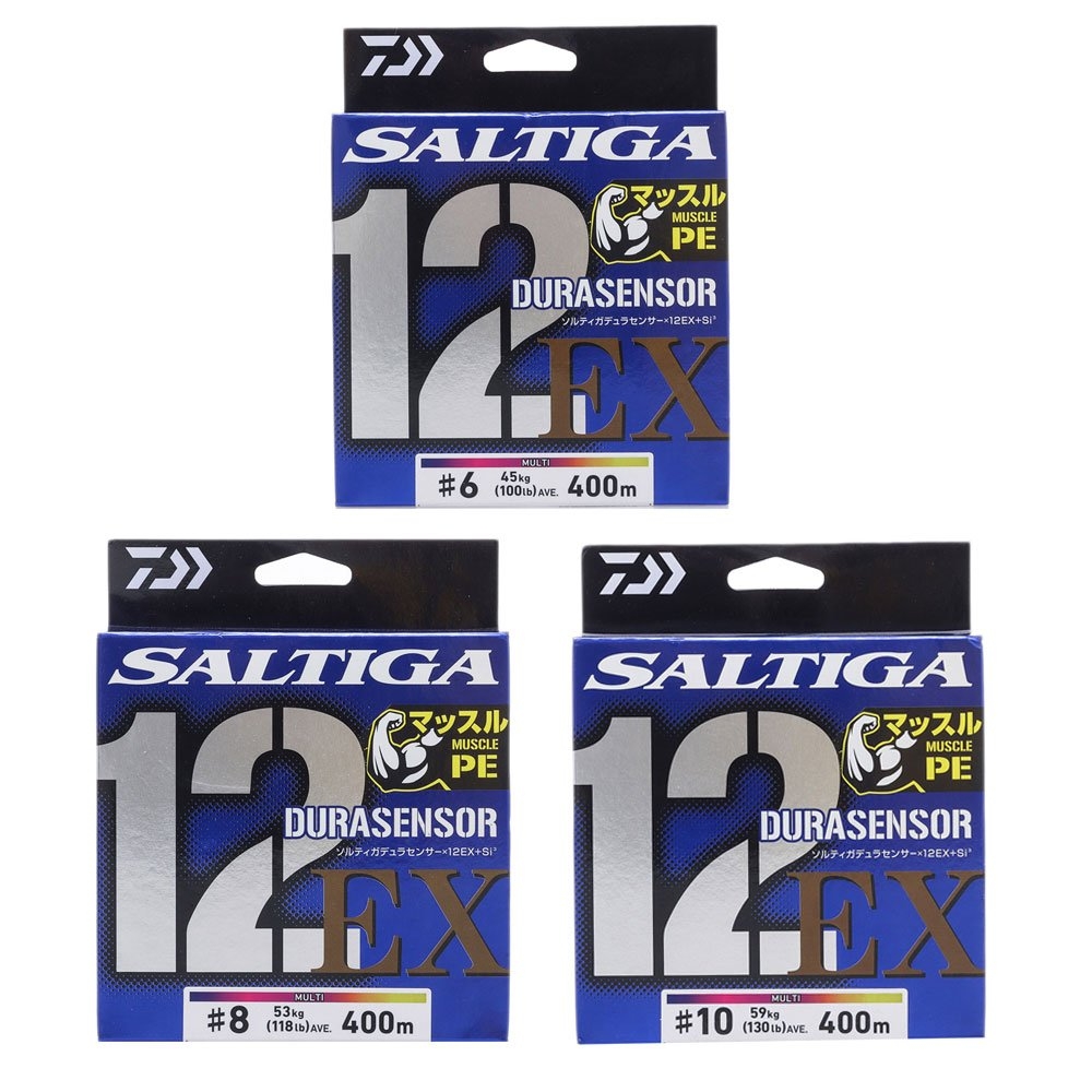 Daiwa Saltiga Durasensor 12EX Si3+ Braid Multicolour 400m