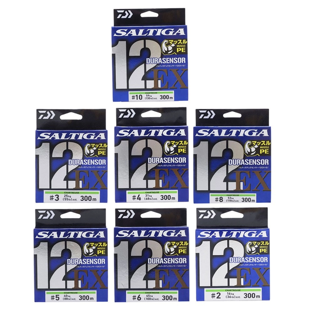 Daiwa Saltiga Durasensor 12EX Si3+ Braid Chartreuse 300m Daiwa Saltiga Durasensor 12EX Si3+ Braid Chartreuse 300m