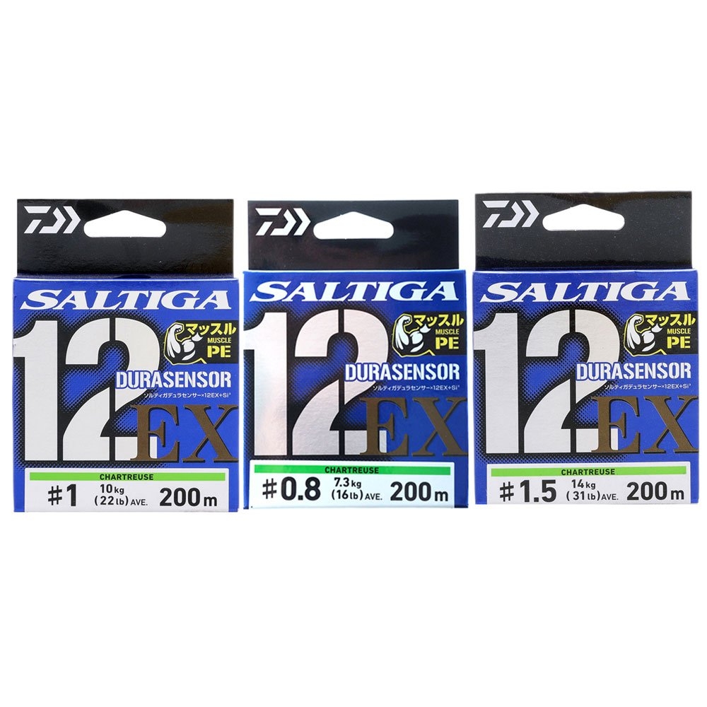 Daiwa Saltiga Durasensor 12EX Si3+ Braid Chartreuse 200m
