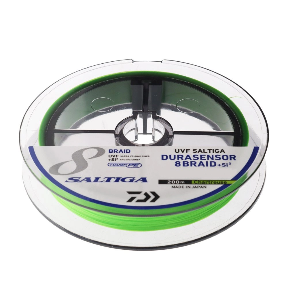 Daiwa UVF Saltiga Durasensor X8 +Si2 Braid Chartreuse Green 200m