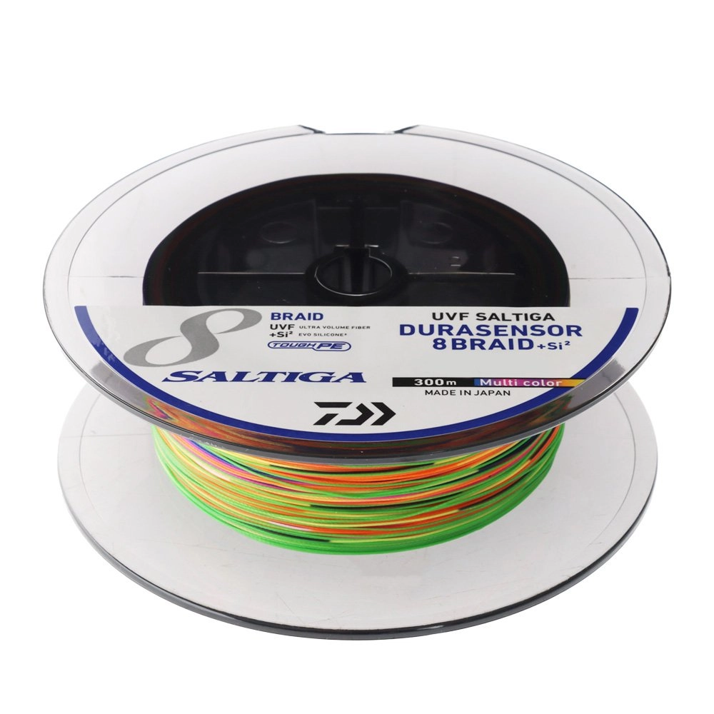 Daiwa UVF Saltiga Durasensor X8 +Si2 Braid Multicolour 300m PE2 35lb Daiwa UVF Saltiga Durasensor X8 +Si2 Braid Multicolour 300m PE2 35lb