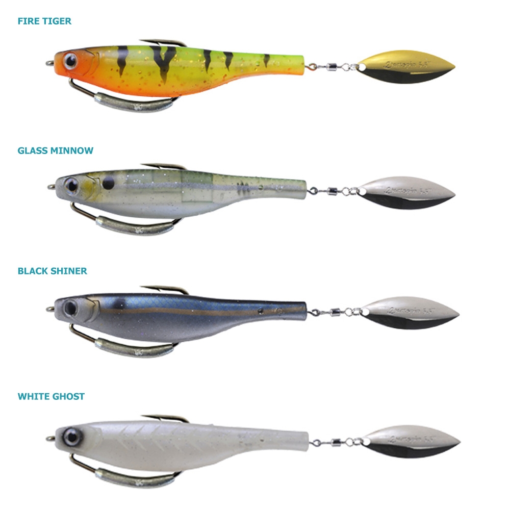 Black Magic Dartspin Pro Soft Lure 5.5in