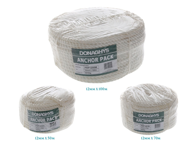 Donaghys 3-Strand Nylon Anchor Pack