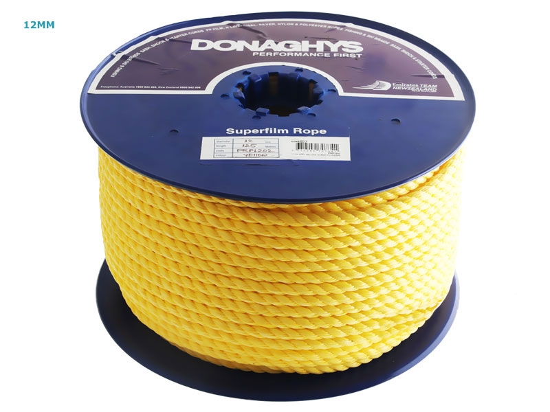 Donaghys 3-Strand Floating Polypropylene Rope Pack 125m