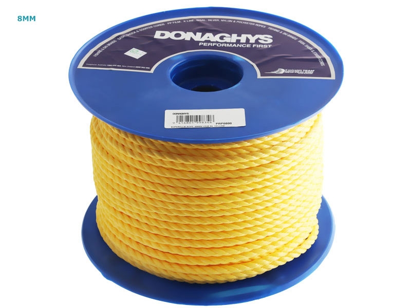 Donaghys 3-Strand Floating Polypropylene Rope Pack 125m
