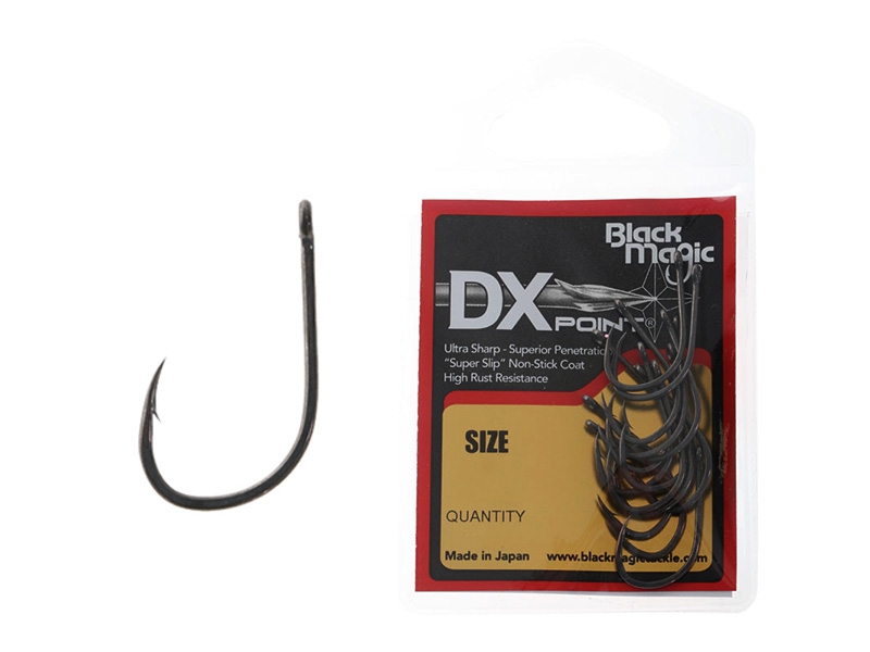 Black Magic DX Point Hooks Small Pack 1/0 Qty 10