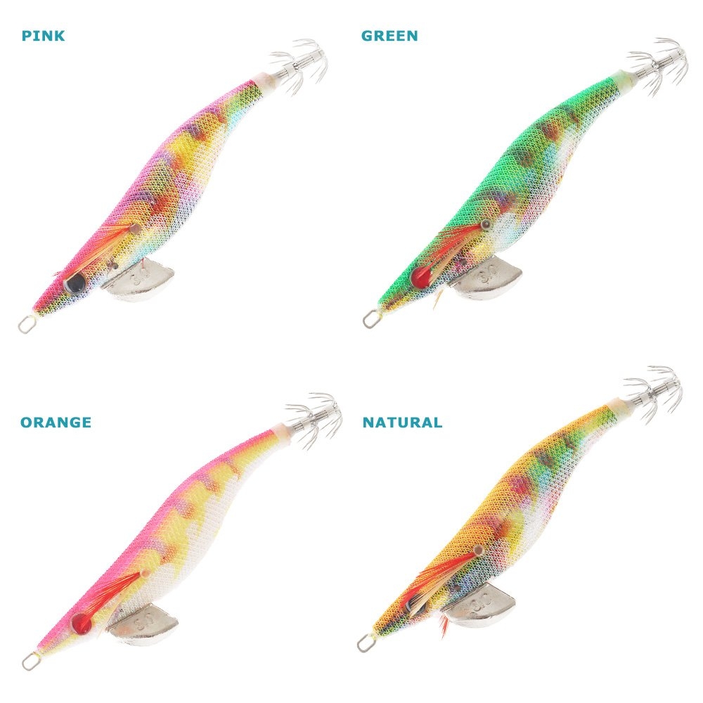 Feile Reflective Super Glow Squid Jig Size 3.0 15g