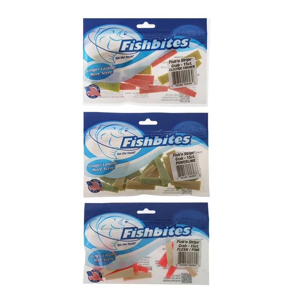 Fishbites Fish'n Strips Saltwater Bait Crab